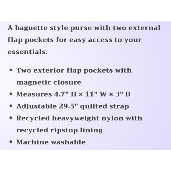 BAGGU Cargo Shoulder Bag - Picture 7 of 7